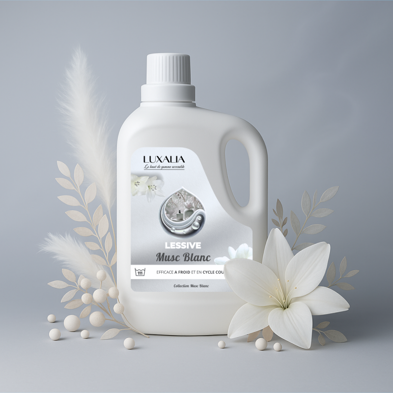 LESSIVE MUSC BLANC - WHITE MUSK - LUXALIA