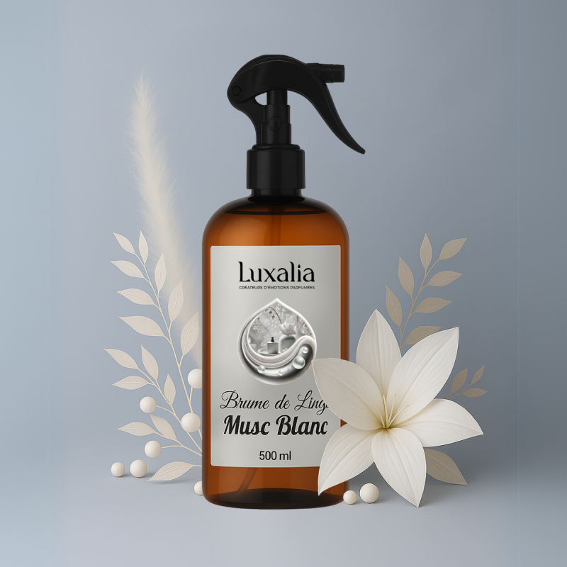 Brume de Linge Haute Qualité Musc Blanc - LUXALIA