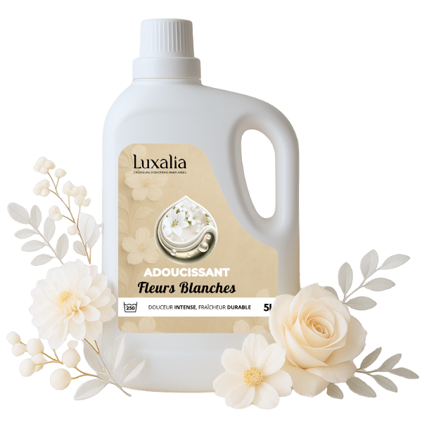 adoucissant fleurs blanches