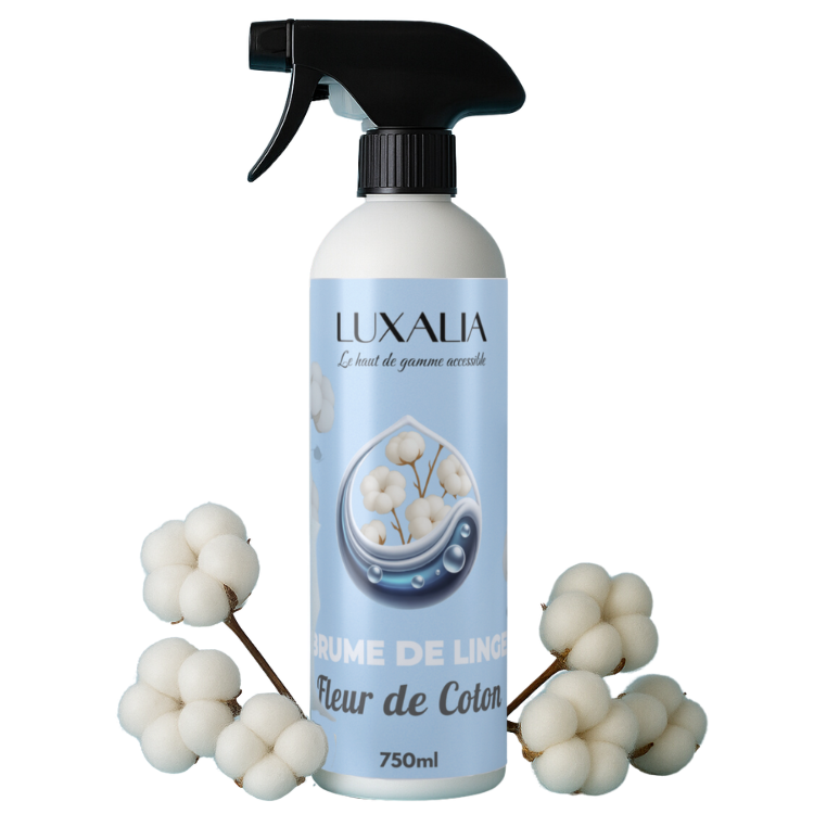 brume de linge à la fleur de coton