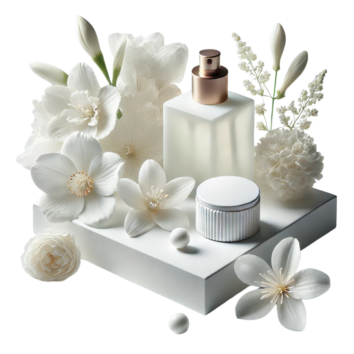 environnement évoquant le musc blanc