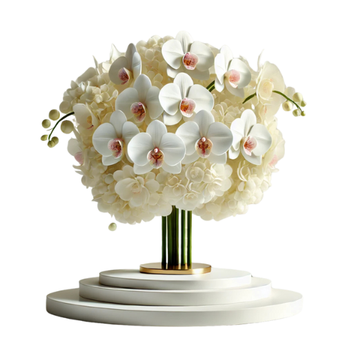 environnement évoquant le musc blanc