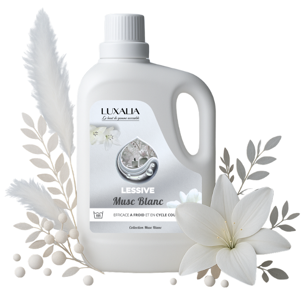 lessive au musc blanc